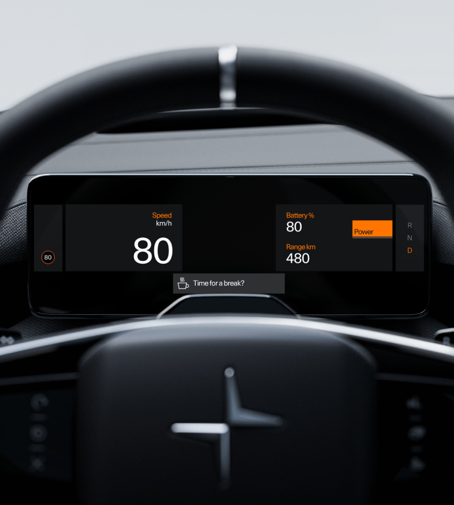 Driver Monitoring System on Polestar 4